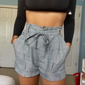 Plaid shorts
